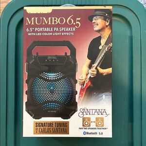 6.5 Portable PA Speaker - Black and Blue